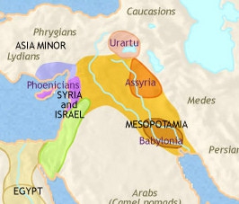 Phoenician Map of 1500 - 539 BC